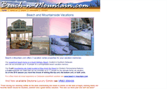 Desktop Screenshot of beach-n-mountain.com